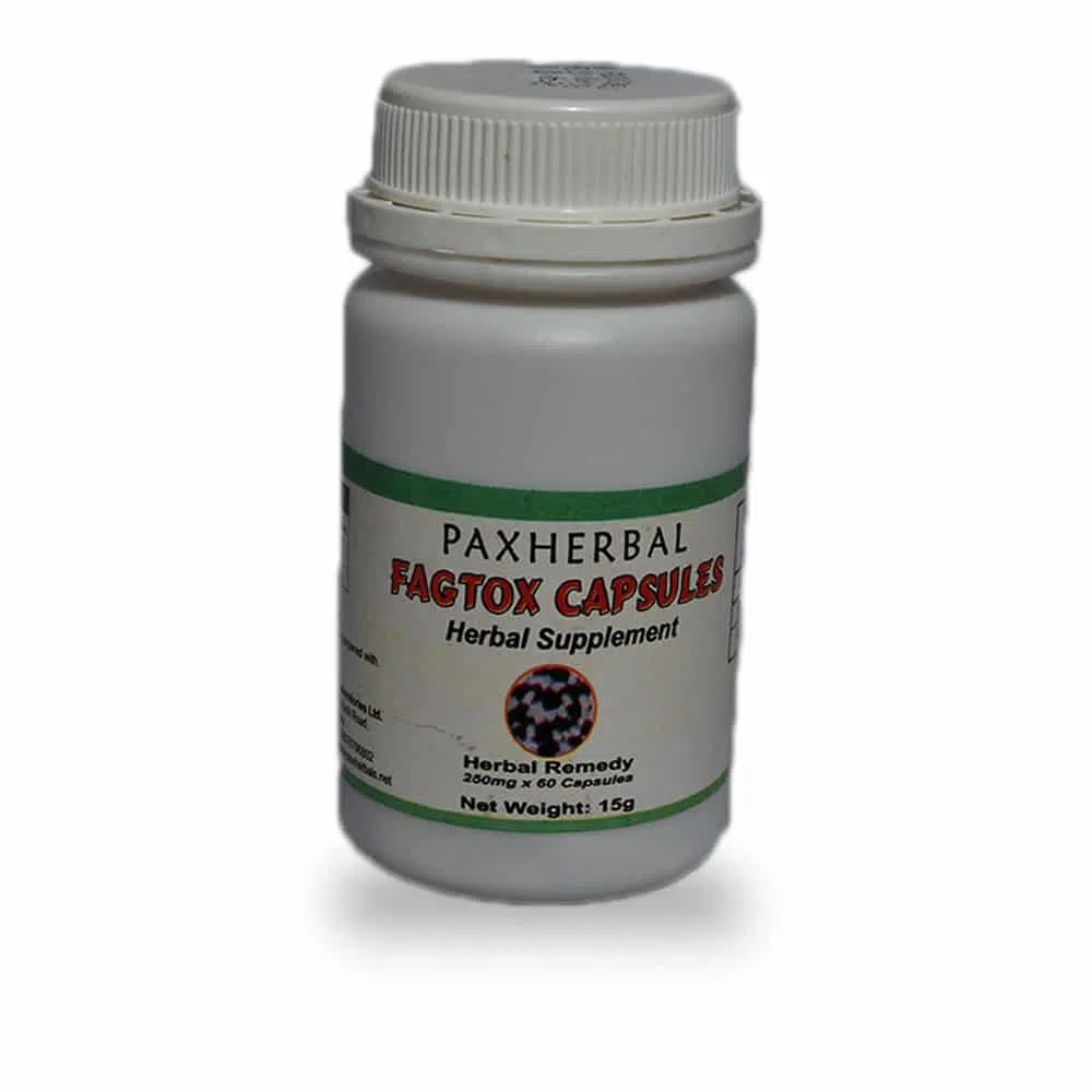 Paxherbal Fagtox Capsules: Fagara Zanthoxyloides Herbal Supplement for General Well-being product image on www.paxyou.com