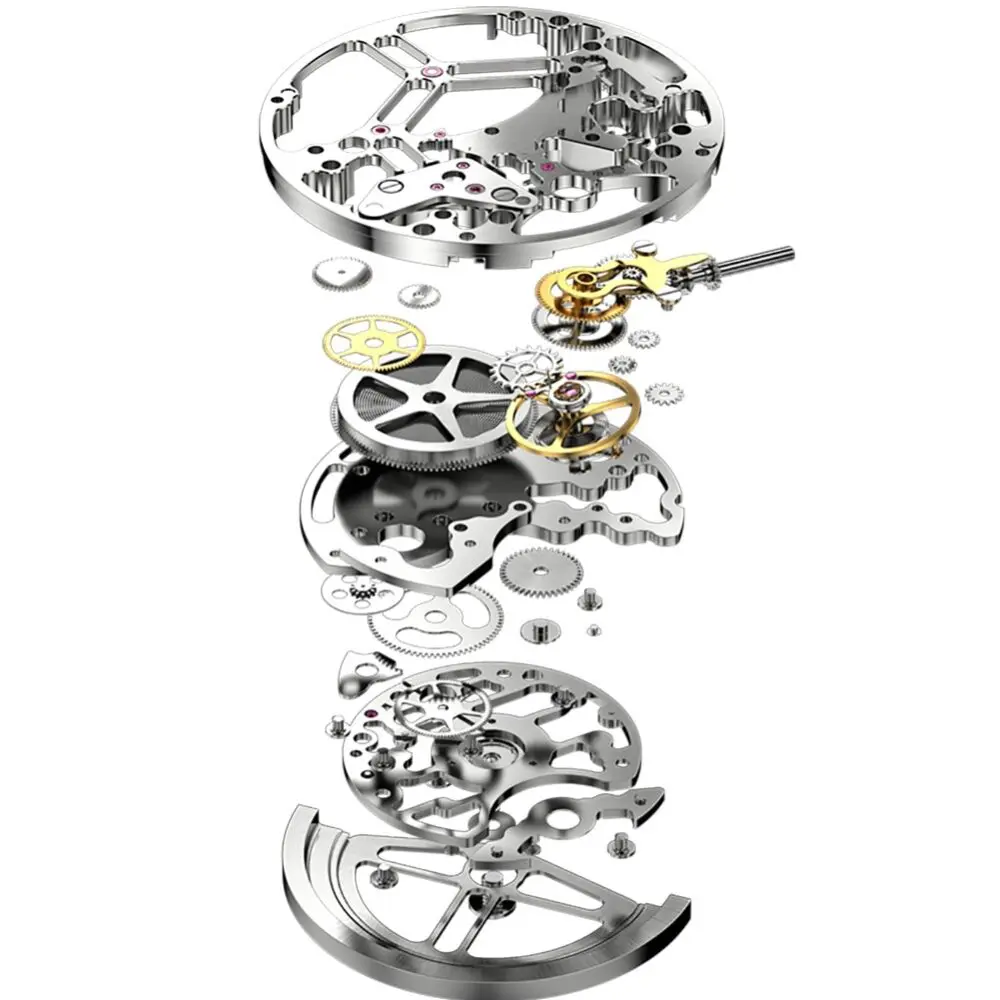 OUPINKE Top Brand Luxury Men Mechanical Automatic Watches Swiss Movement Waterproof Sapphire Mirror Men Automaitc Watches 6