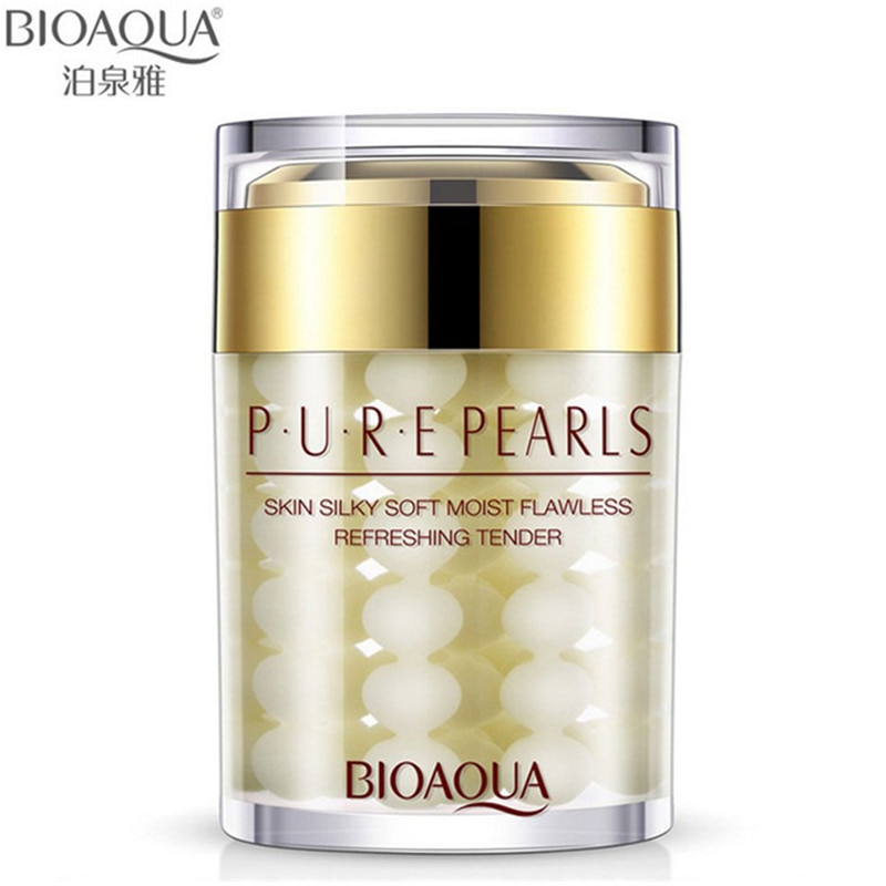 BIOAQUA Pure Pearl Essence Face Cream Whitening Cream Moisturizing Anti Wrinkle Face Serum Facial Acne Scar Removal Skin Care 60 2