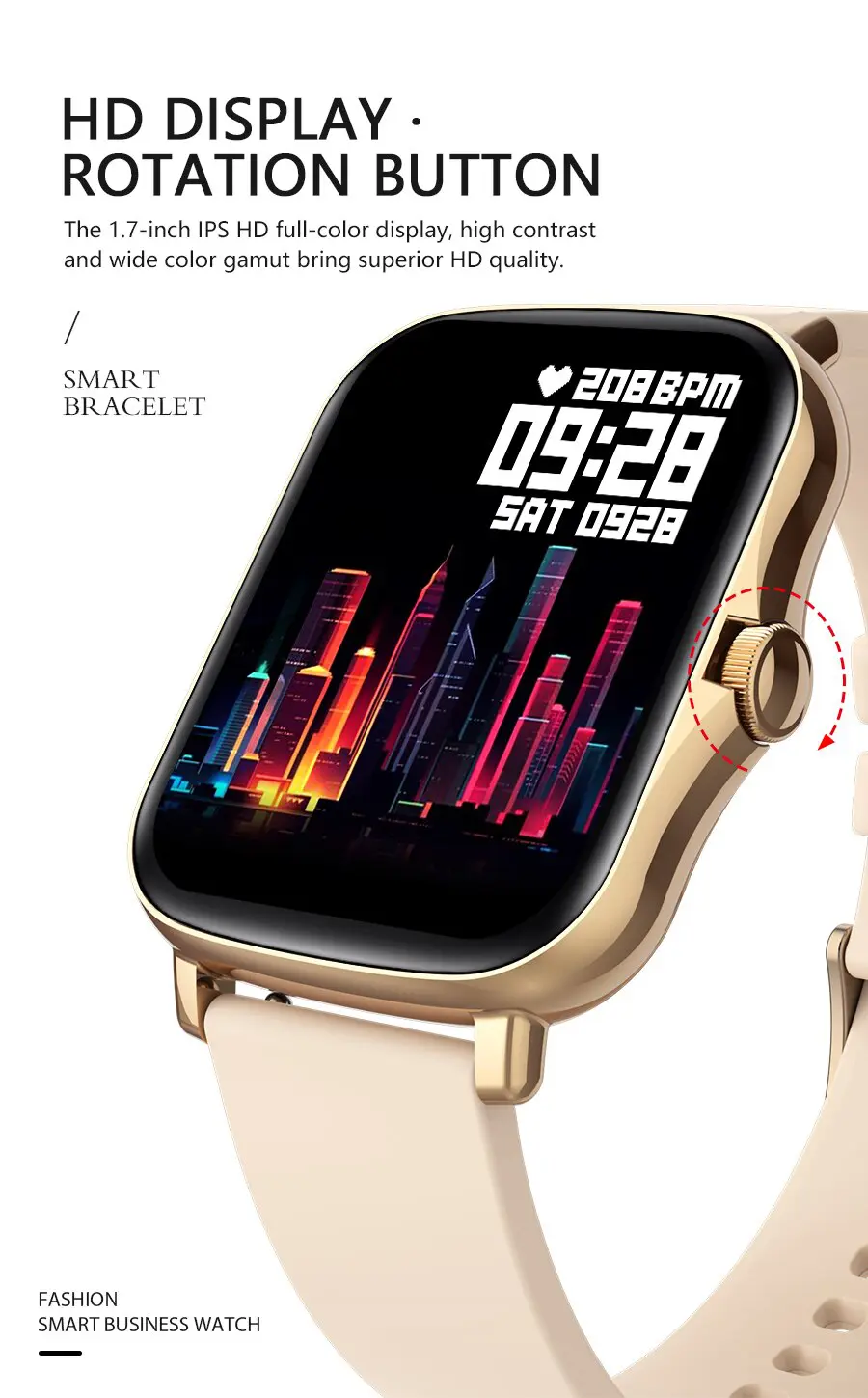 SANLEPUS 2021 New Smart Watch Waterproof Fitness Bracelet Men Women Smartwatch Heart Rate Monitor GTS 2 For Android Apple Xiaomi 4