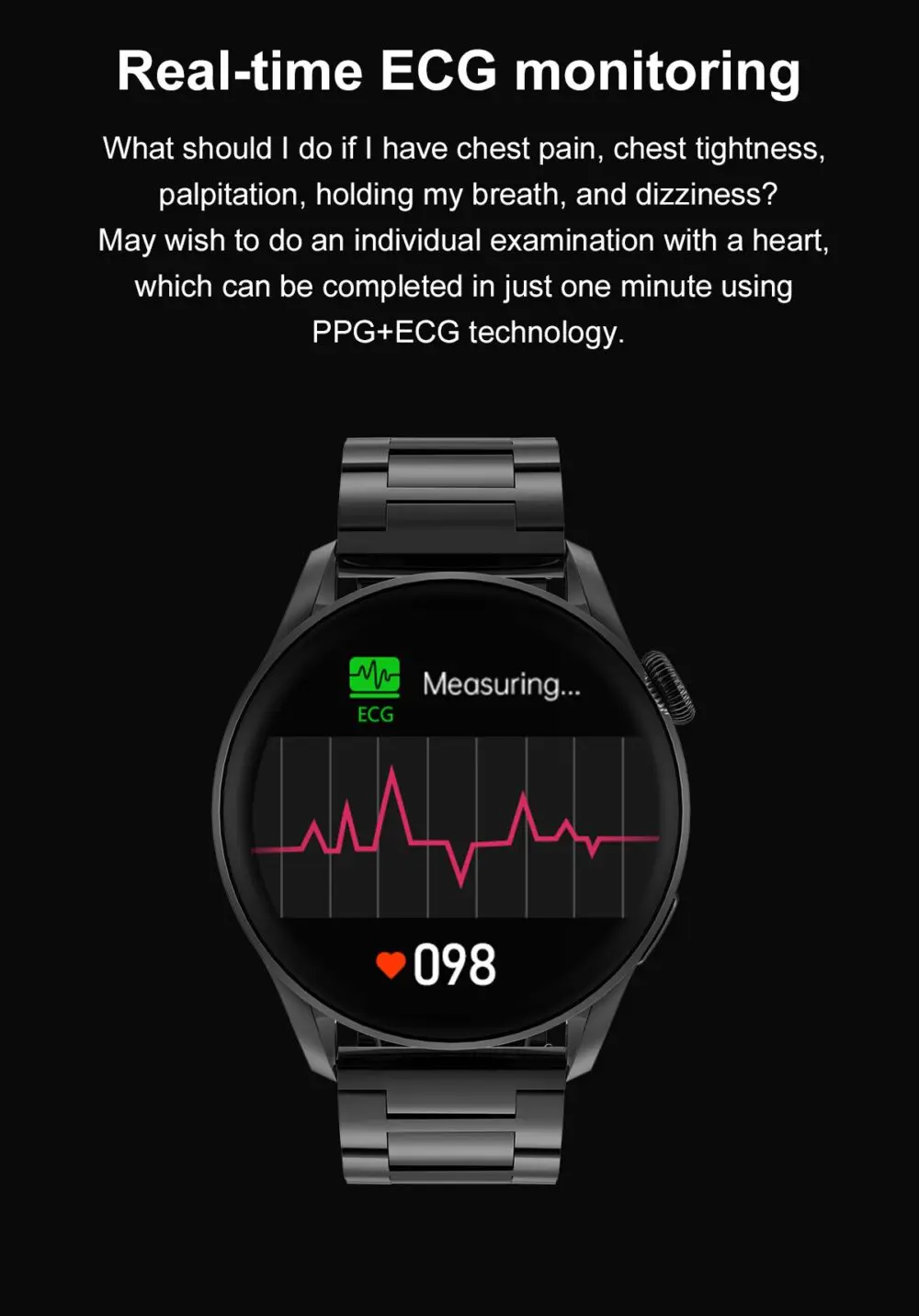 SANLEPUS 2021 NEW Wireless Charging Smart Watch Women Men Smartwatch Fitness Bracelet IP68 Waterproof For Android Apple Huawei 5