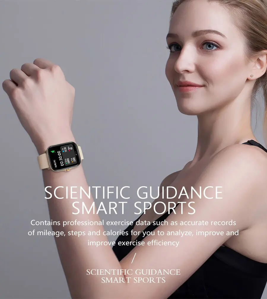 SANLEPUS 2021 New Smart Watch Waterproof Fitness Bracelet Men Women Smartwatch Heart Rate Monitor GTS 2 For Android Apple Xiaomi 5