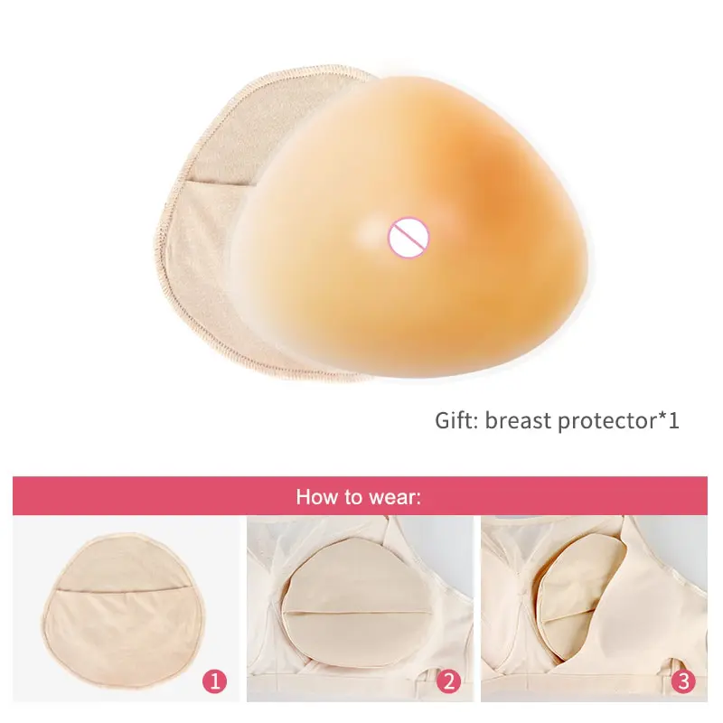 ONEFENG Silicone Breast Form for Mastectomy Women Fake Breast Making Body Balance Artificial Boob Big Chest Favorite 150-1000g 6