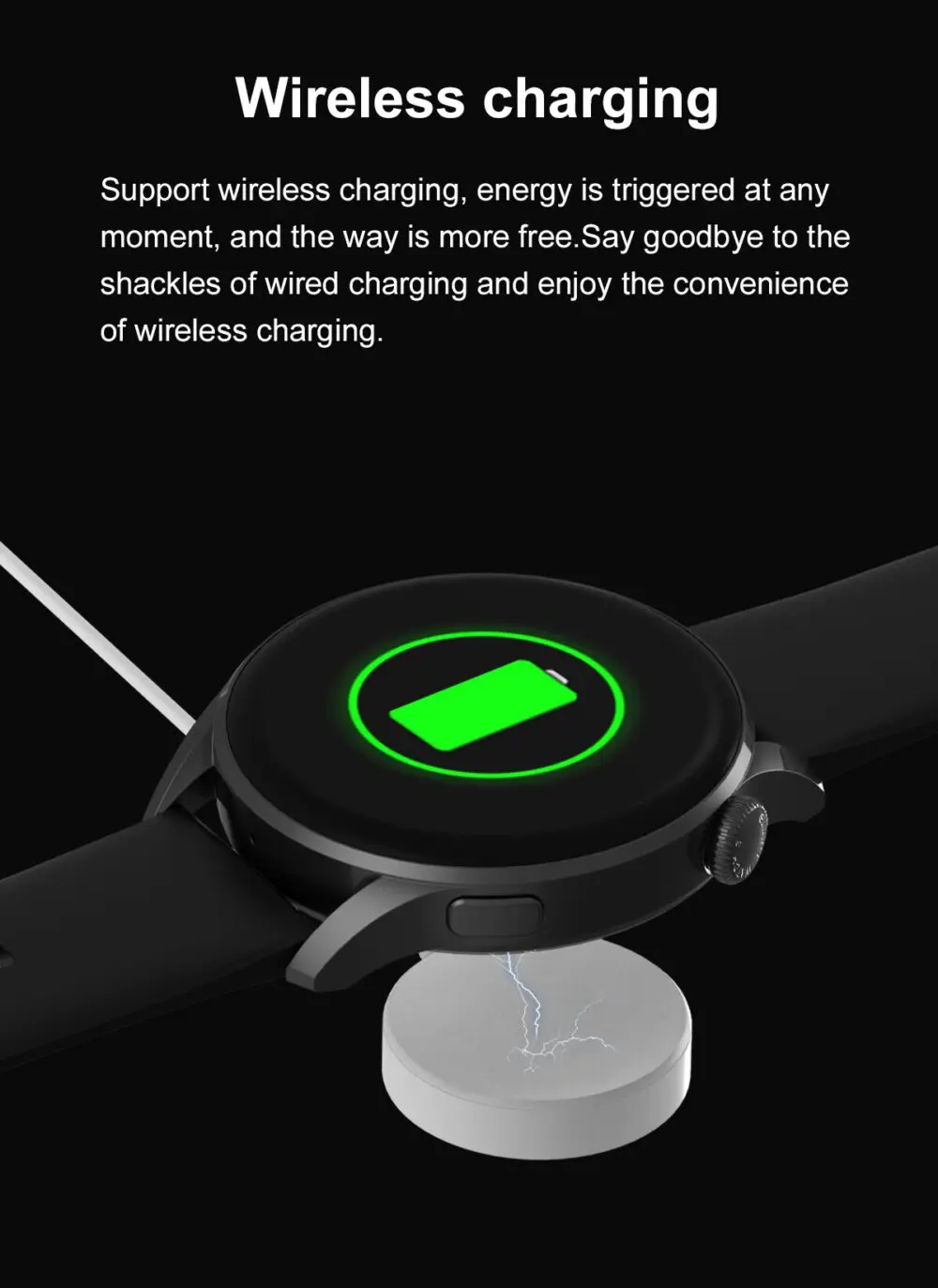 SANLEPUS 2021 NEW Wireless Charging Smart Watch Women Men Smartwatch Fitness Bracelet IP68 Waterproof For Android Apple Huawei 4