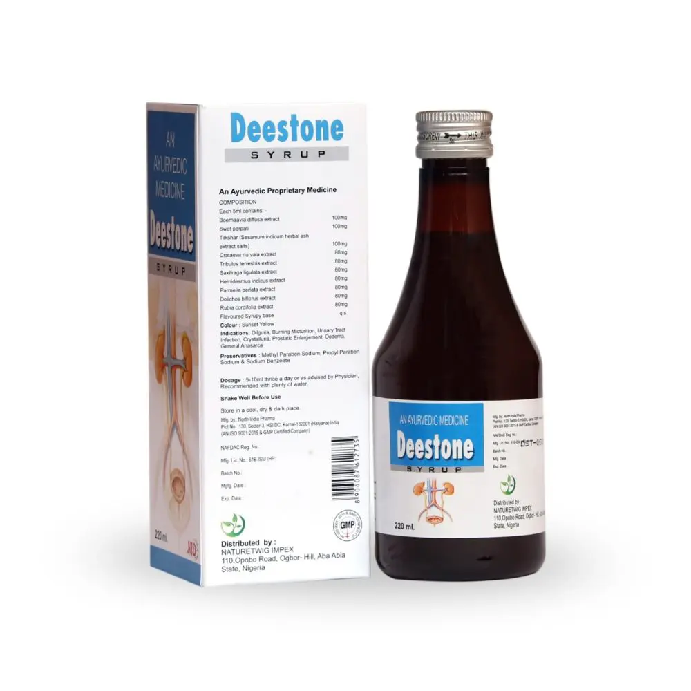 Deestone Syrup: Herbal Support for Urinary System & Kidney Health product image on www.paxyou.com