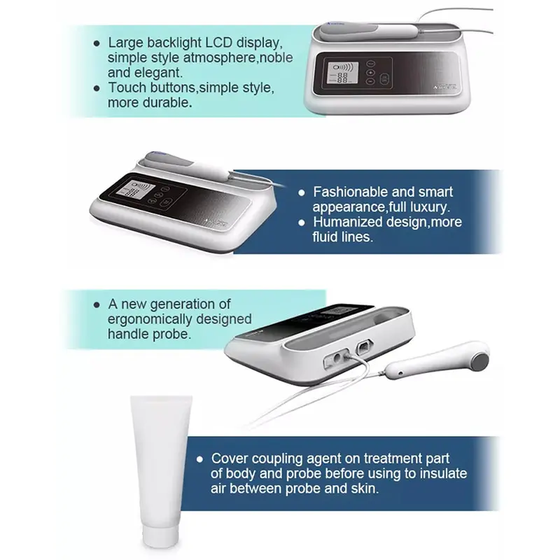 Ultrasonic Therapy Device physiotherapy Instrument Massage Device 1MHz Intensity for Muscle & Joints Pain Relief Drug-Free Care 4
