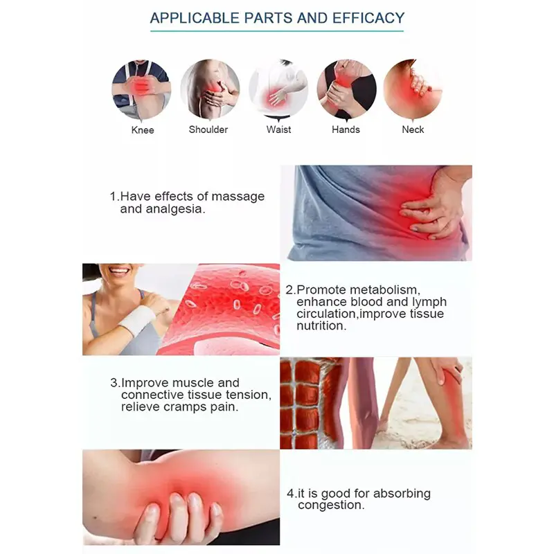 Ultrasonic Therapy Device physiotherapy Instrument Massage Device 1MHz Intensity for Muscle & Joints Pain Relief Drug-Free Care 5